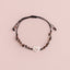 Pulsera Zoe Nature Negra- Huellita Plata