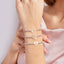 Pulsera Zoe Nature Rose - Espíritu Santo Plata