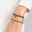 Pulsera Zoe - Cruz Strass Negro