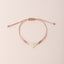 Pulsera Lia Snake rosado viejo - Corazón mapa del Perú calado *