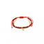 Pulsera Julieta simple tono Rojo - Dijes Variados